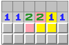 Apply the 1-2-X pattern from the right.